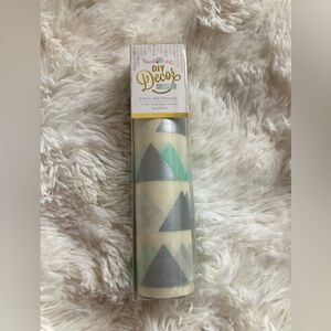 Hazel & Ruby decorative tape for home decor-Aqua and silver-NEW